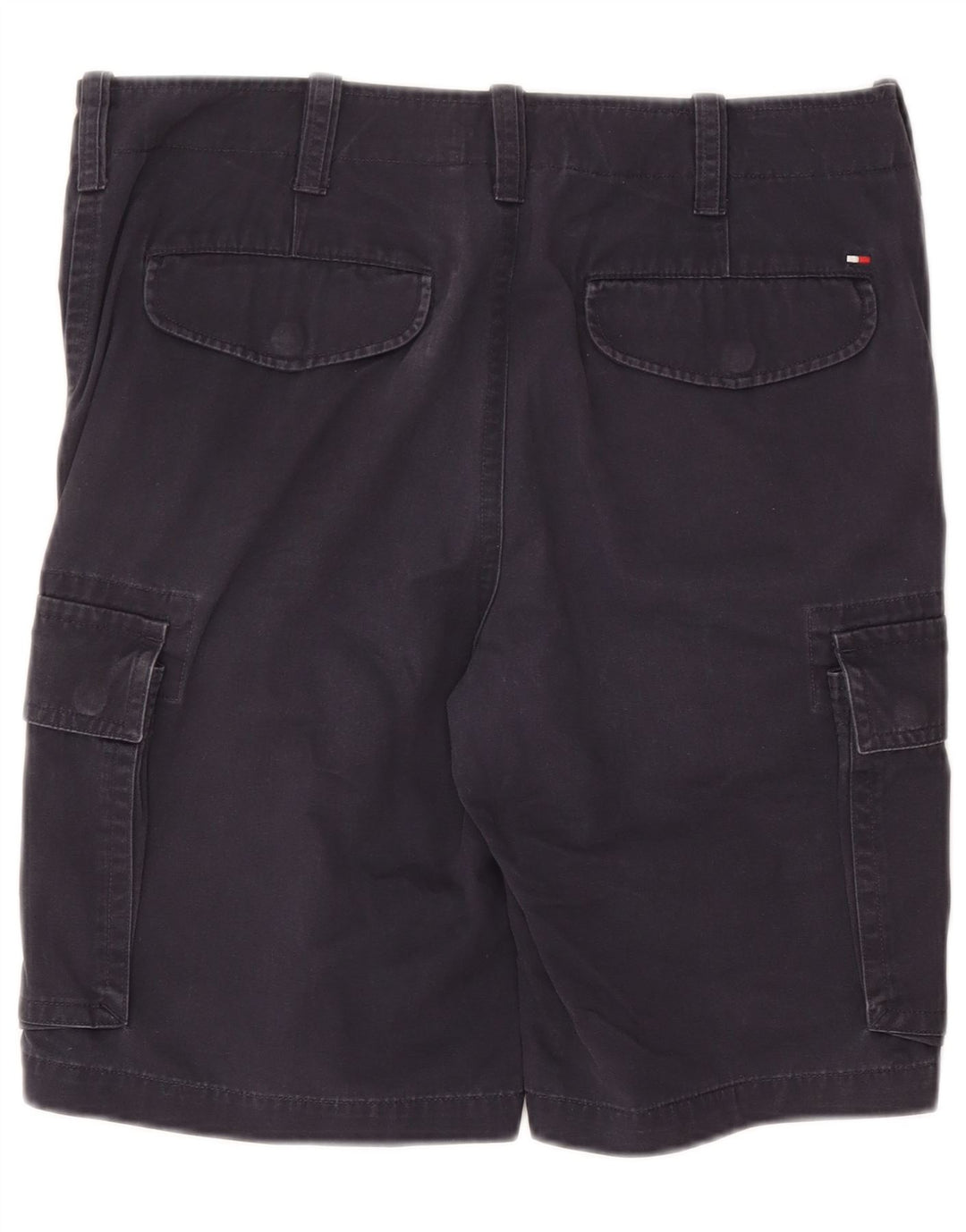 Tommy Hilfiger Herre Cargo Shorts W32 Large Navy Blue Bomuld