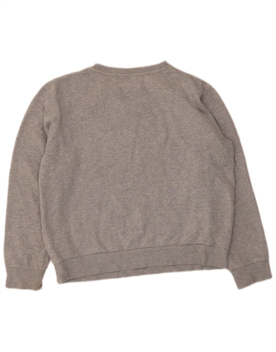 Ellesse Womens Grafisk Oversized Sweatshirt Jumper UK 10 Small Grey Flecked