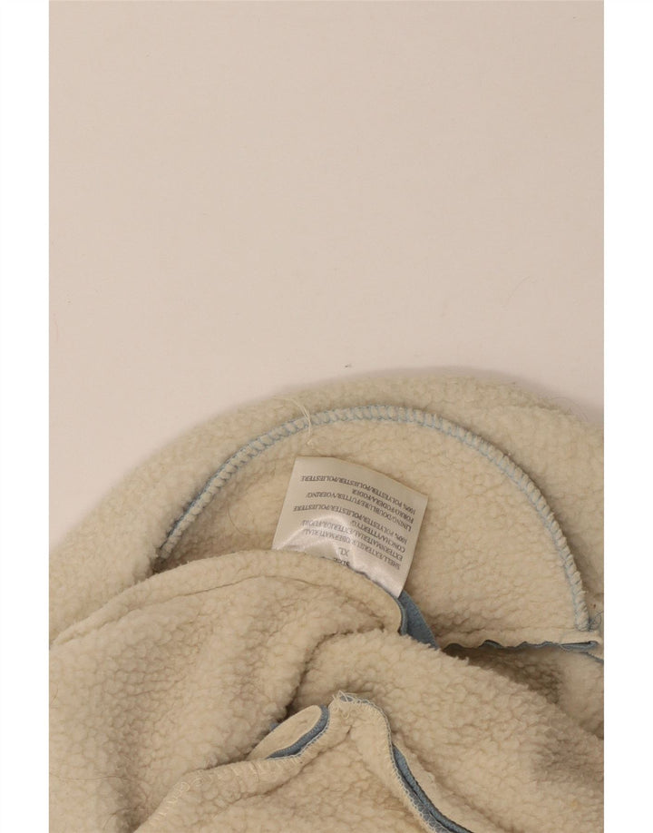 Vintage fleecejakke til mænd UK 42 XL blå polyester