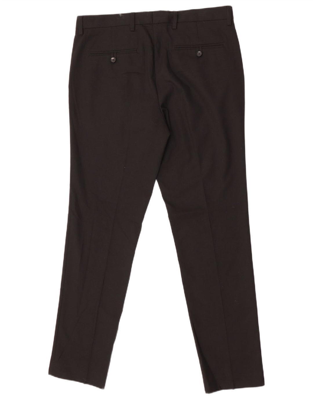 Marks & Spencer Herre Skinny Suit Bukser W34 L31 Sort Polyester