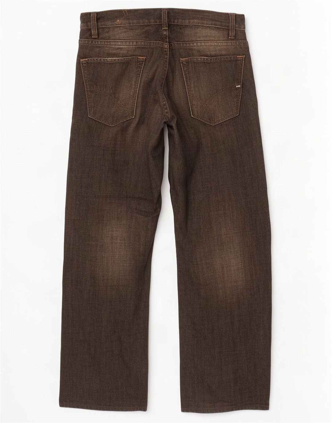 Gas Straight Jeans til mænd W31 L27 sort bomuld