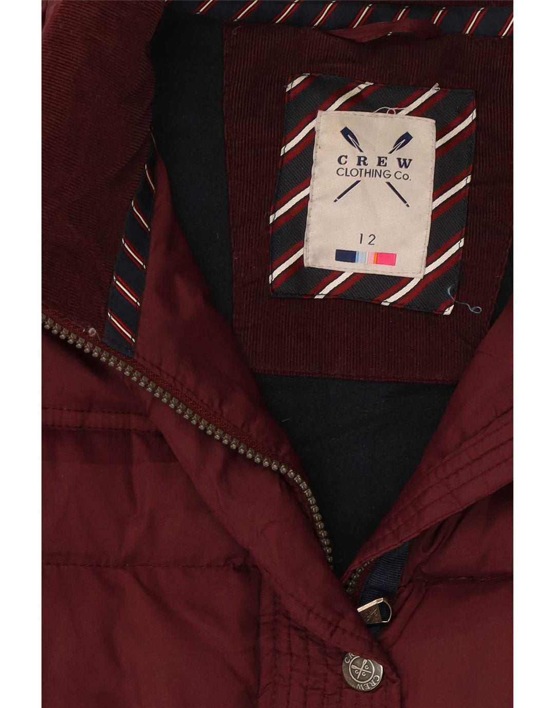 Besætningstøj Dame Polstret Gilet UK 12 Medium Maroon Polyester