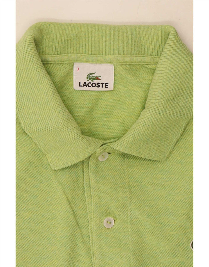 Lacoste Herre Polo Shirt Str. 7 2XL Grøn Bomuld