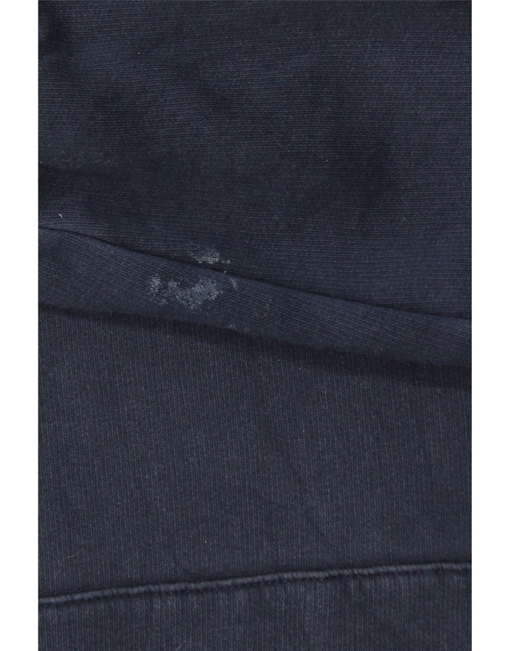 JACK & JONES Grafisk hættetrøje til mænd mellem marineblå bomuld