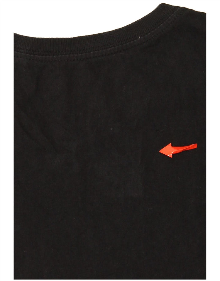 Nike grafisk t-shirt top til mænd, lille sort bomuld