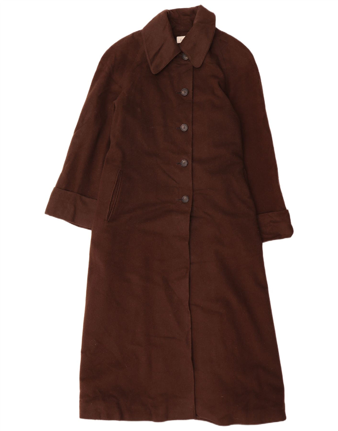 Calvin Klein Dame Oversized Overfrakke US 14 XL Brun Uld