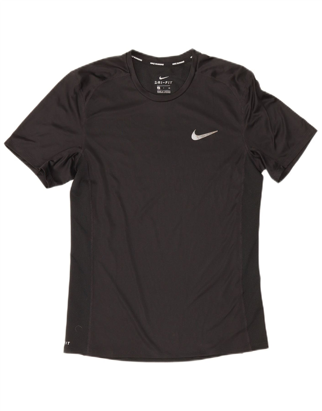 Nike Herre Dri Fit T-Shirt Top Lille Sort