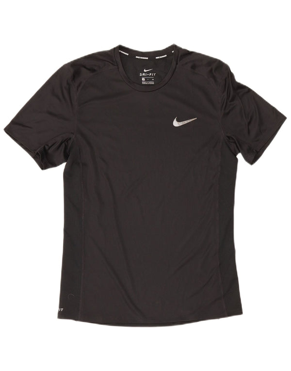 Nike Herre Dri Fit T-Shirt Top Lille Sort