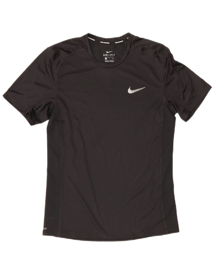 Nike Herre Dri Fit T-Shirt Top Lille Sort