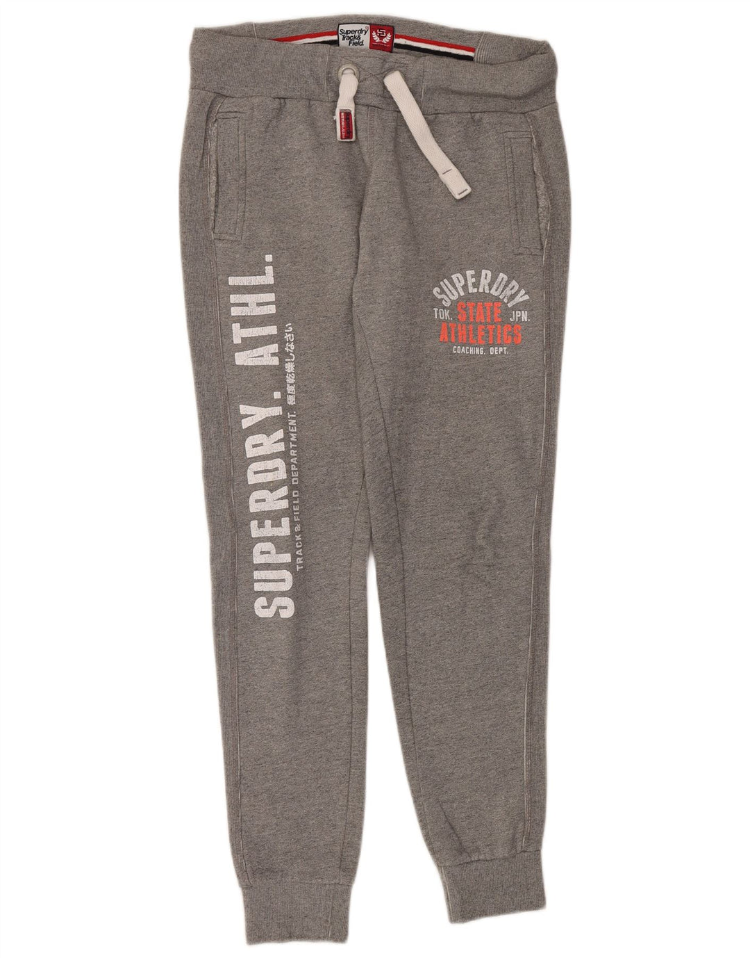 Superdry træningsdragt til kvinder Joggers UK 16 Large Grey Bomuld