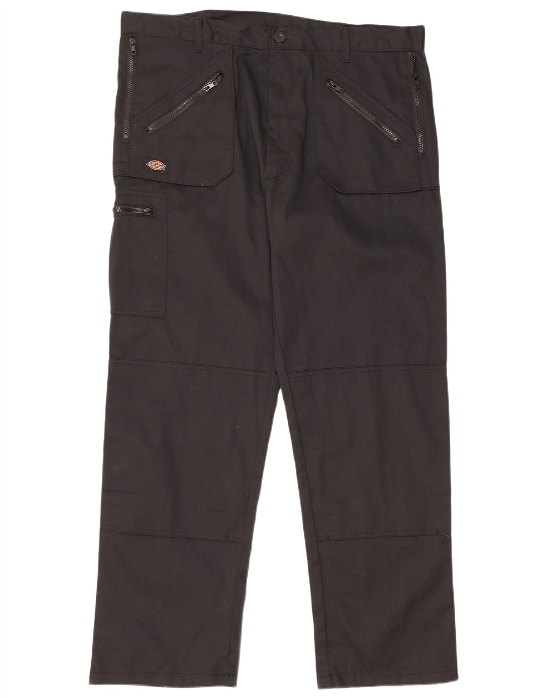 DICKIES Straight Cargo bukser til mænd W38 L30 Sort polyester