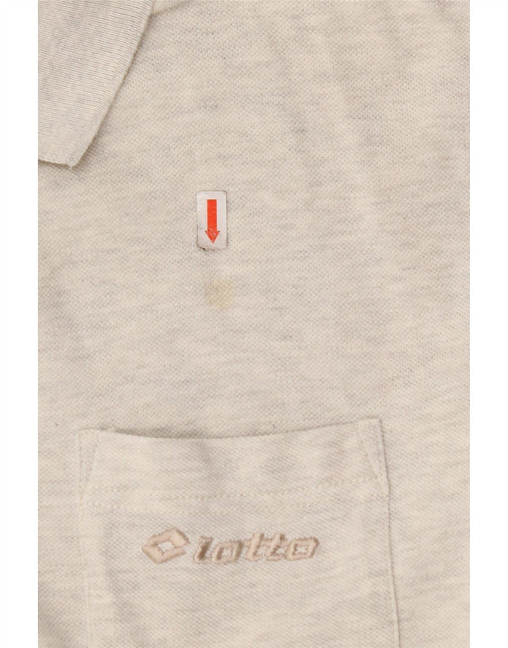 LOTTO Kortærmet skjortebluse til kvinder UK 20 2XL Grå Bomuld