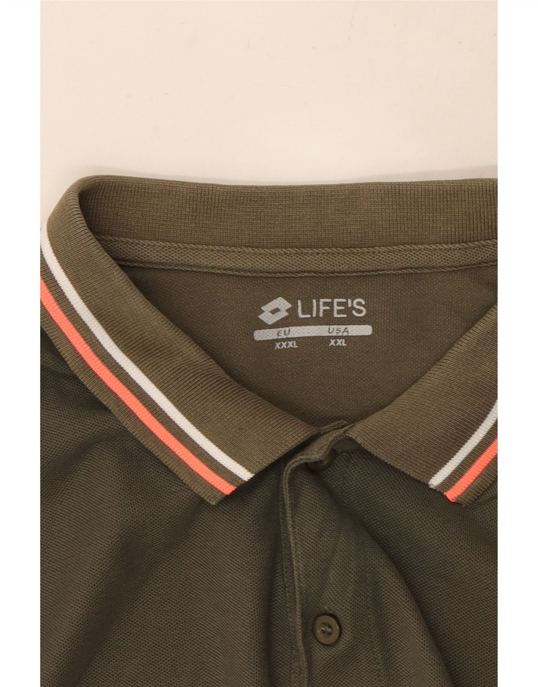 LOTTO Herre Life's Polo Shirt 2XL Khaki