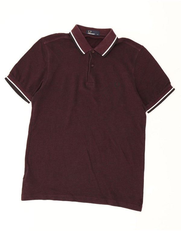 Fred Perry Herre poloshirt Medium rødbrun bomuld
