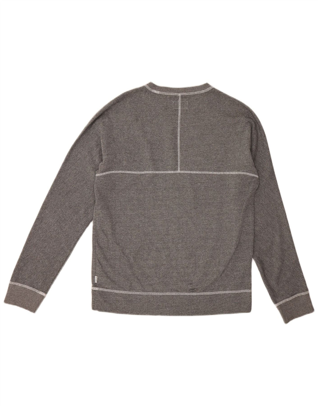 Converse grafisk sweatshirt til mænd mellem grå bomuld