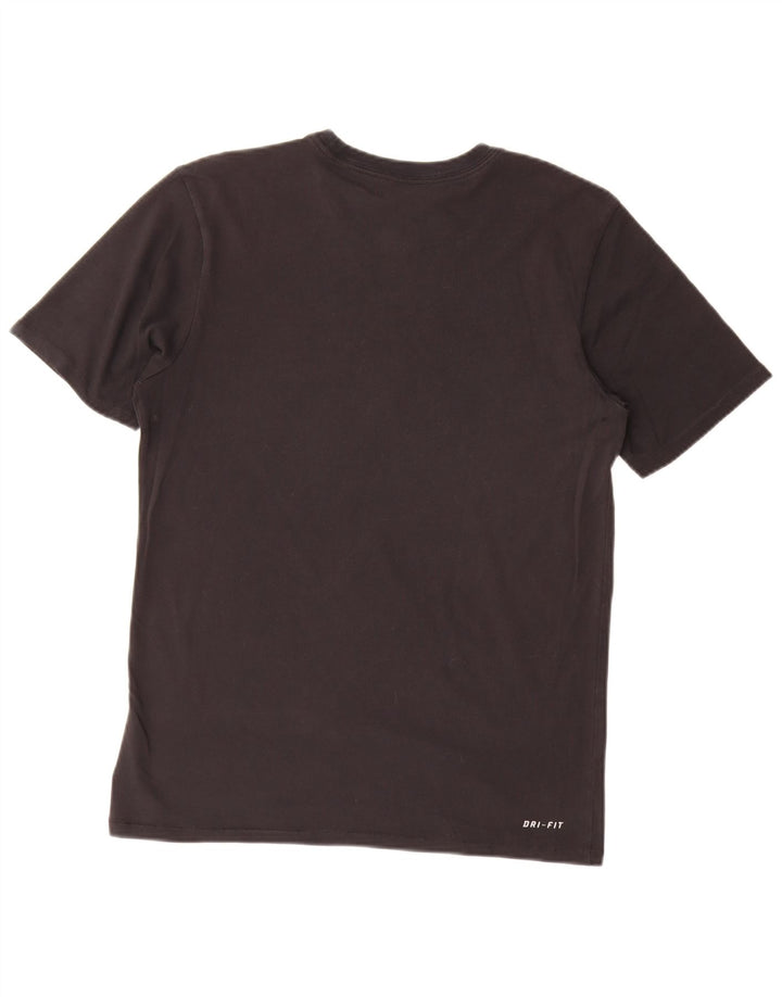 Nike Herre Athletic Cut Grafisk T-Shirt Top Medium Sort