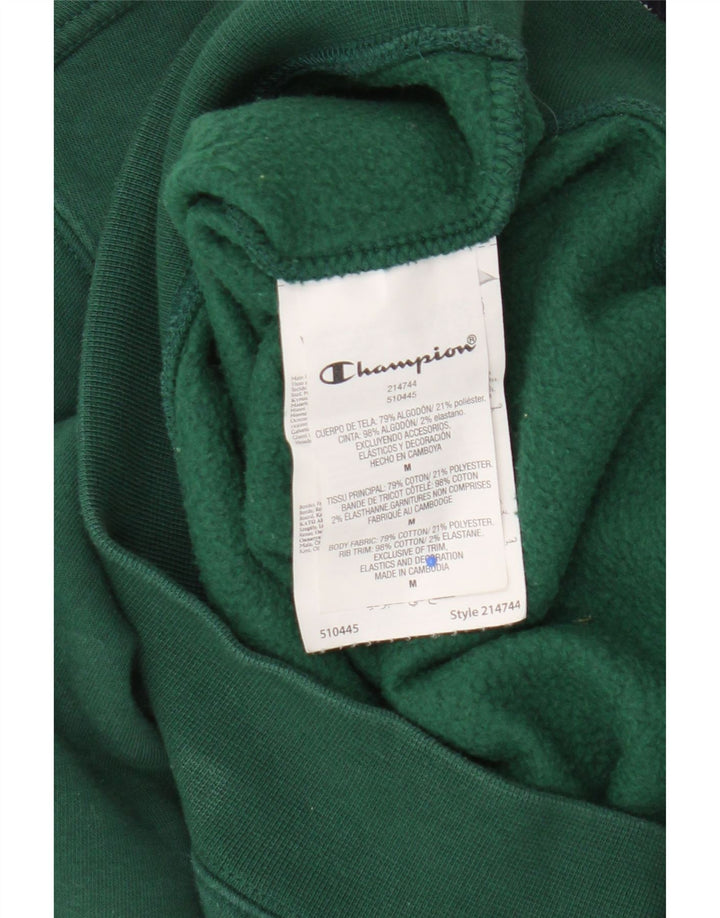 Champion Herre Grafisk Sweatshirt Jumper Medium Grøn Bomuld