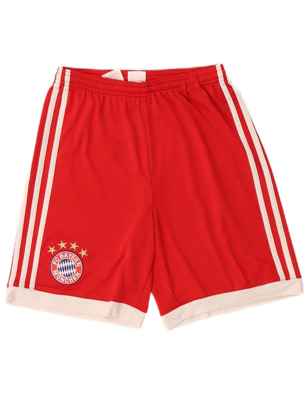 Adidas Boys FC Bayern Munchen Sportsshorts 13-14 år Rød Colourblock