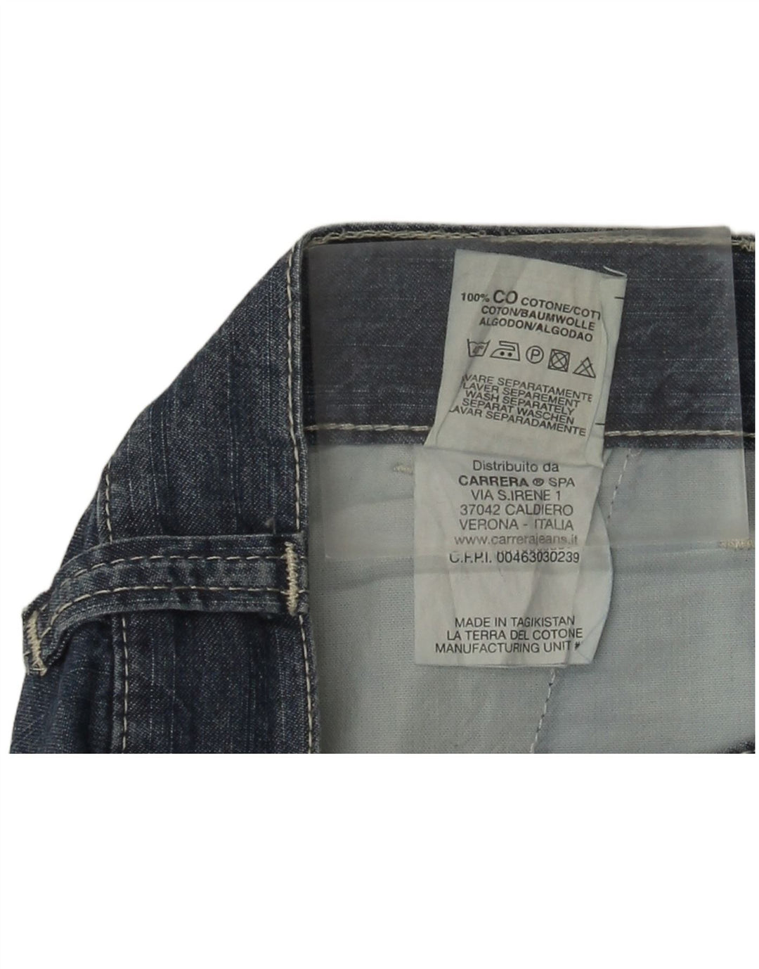Carrera Herre Denim Shorts IT 48 Medium W33 Blå Bomuld