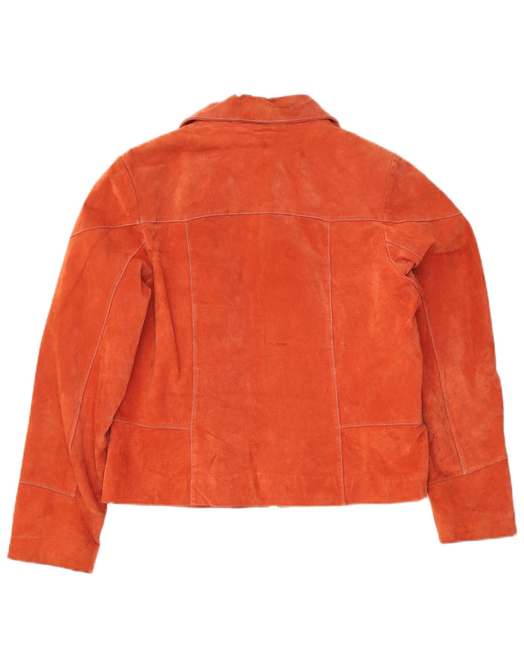 Chevirex Dame Ruskindsjakke EU 42 Large Orange Læder