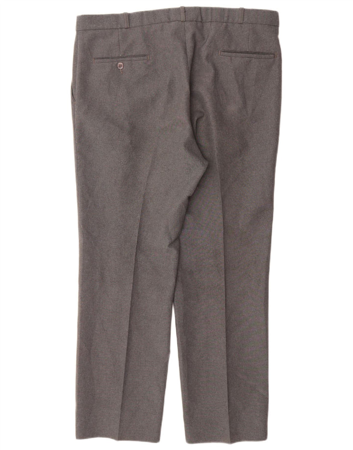 Farah Herre Pegged Suit Bukser W38 L30 Grå Polyester