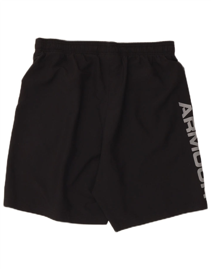 UNDER ARMOUR Herre Heat Gear Graphic Sports Shorts Large Black Polyester
