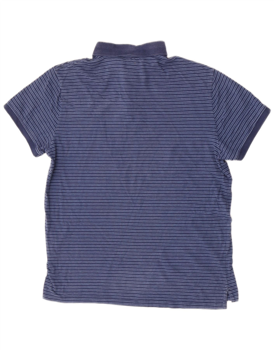 Jack Wills herre poloshirt XL blå stribet bomuld