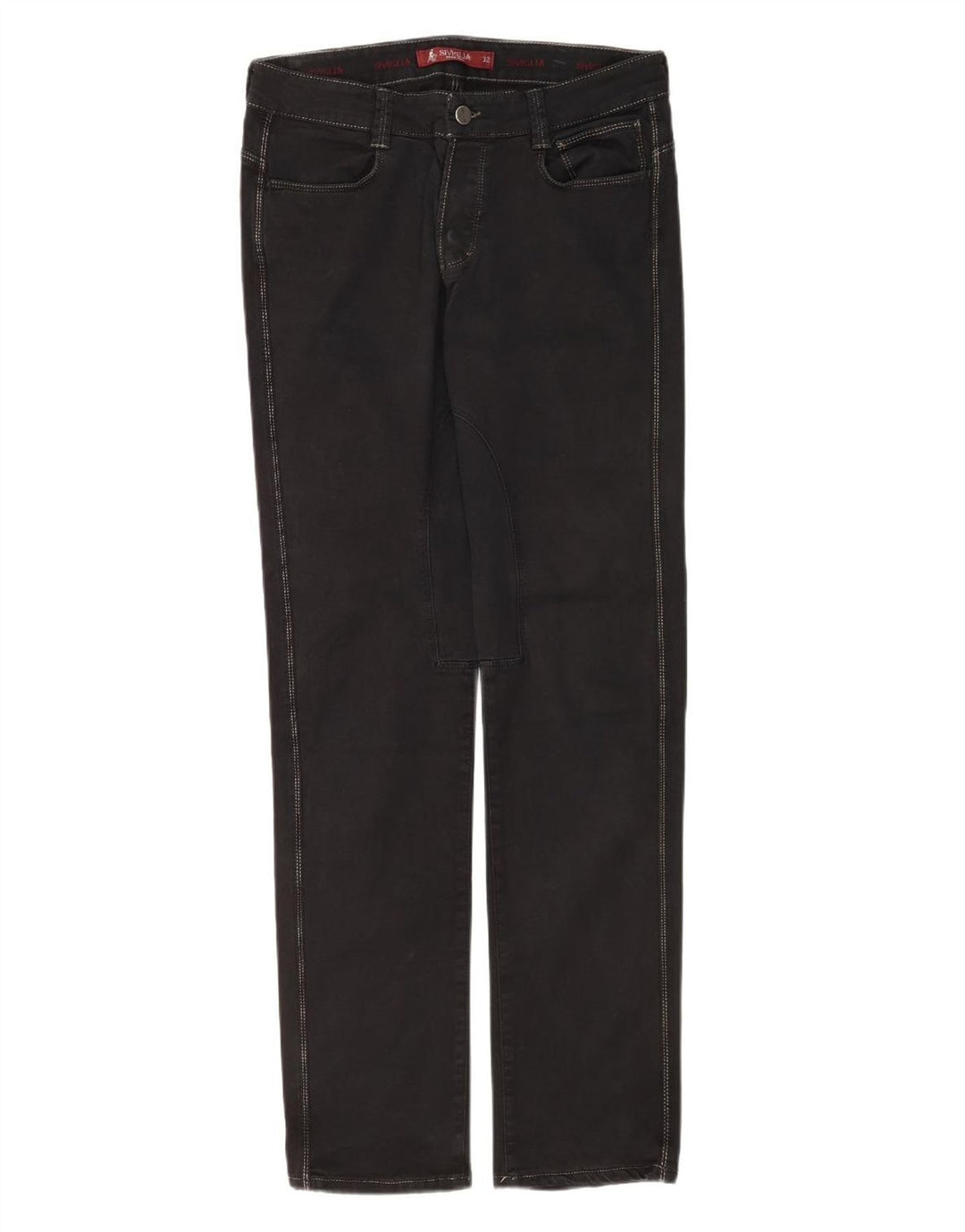 SIVIGLIA Slim Jeans til mænd W32 L32 Sort bomuld
