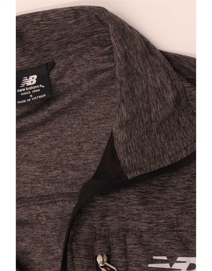 New Balance Herre grafisk træningsdragt Topjakke Lille grå Flecked Polyester