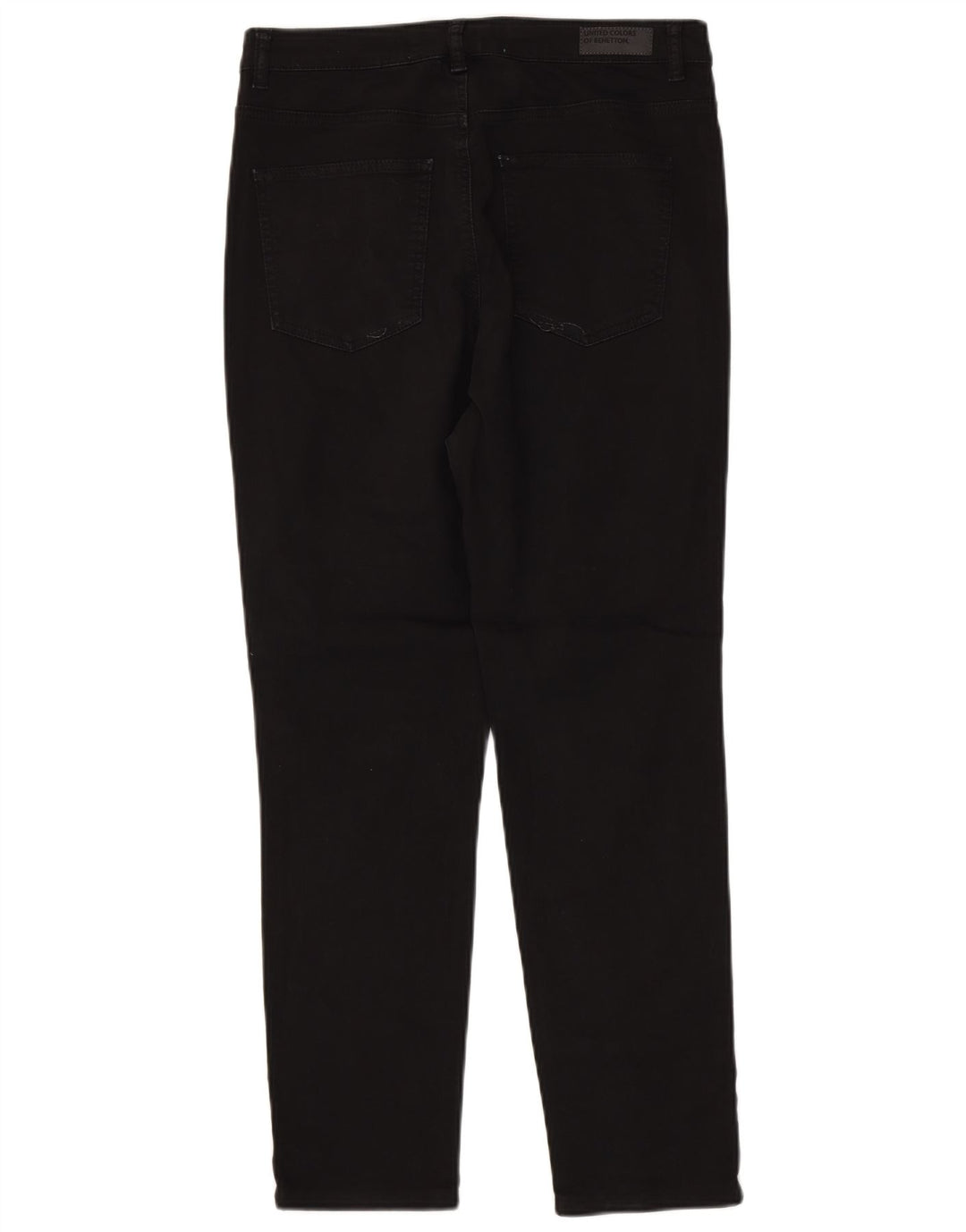 Benetton Dame Slim Casual Bukser W30 L27 Sort