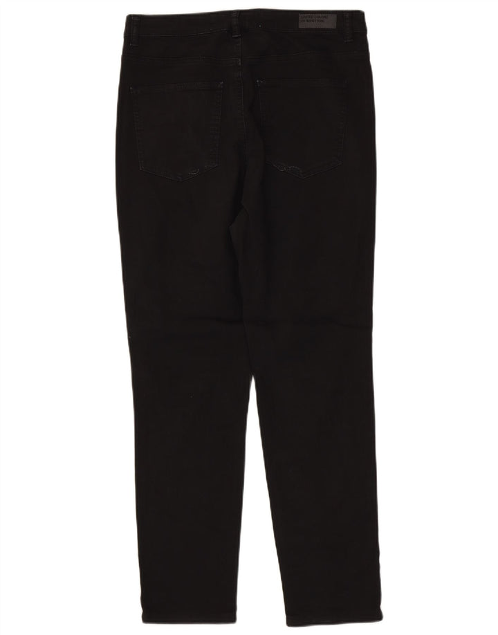 Benetton Dame Slim Casual Bukser W30 L27 Sort