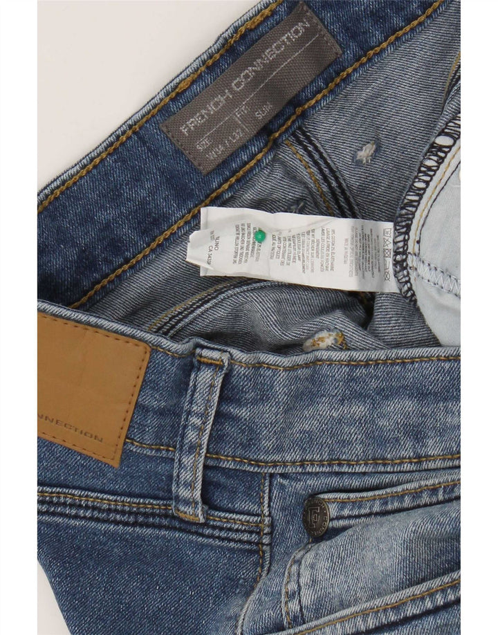 French Connection Slim Jeans til mænd W34 L32 blå bomuld