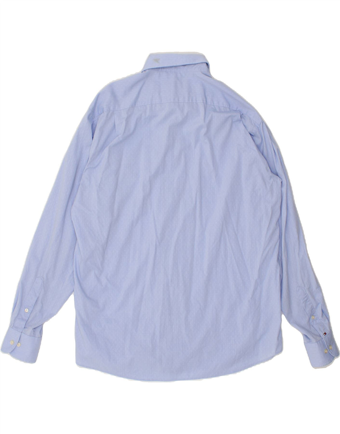 TOMMY HILFIGER Mens Regular Fit Shirt Size 16 1/2 Large Blue Spotted Vintage Tommy Hilfiger and Second-Hand Tommy Hilfiger from Messina Hembry 
