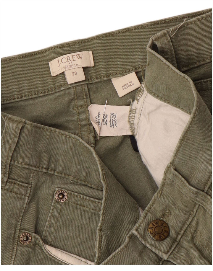J. Crew Dame Skinny Jeans W29 L27 Khaki Bomuld