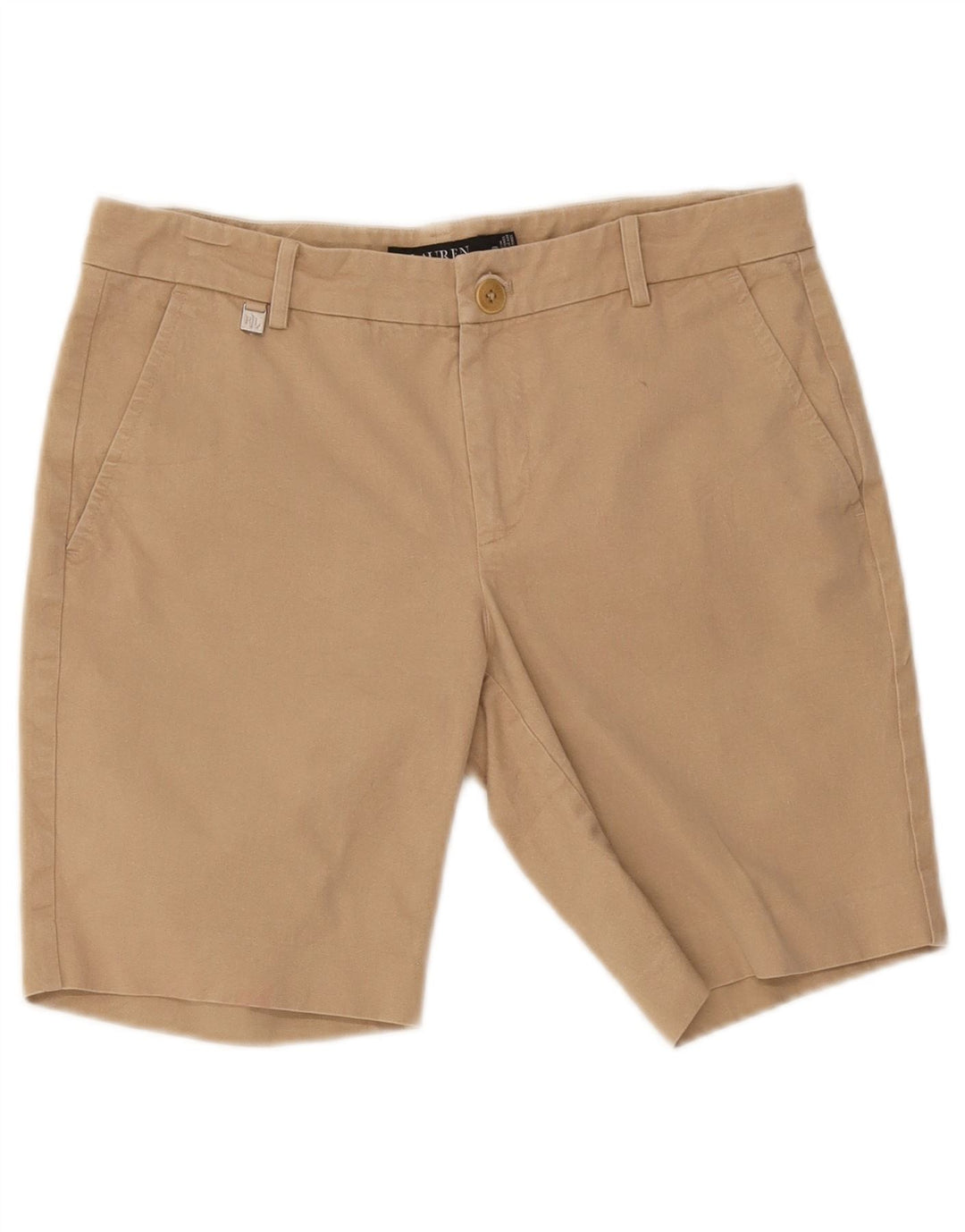 Ralph Lauren Dame Chino Shorts US 6 Medium W32 Beige Bomuld