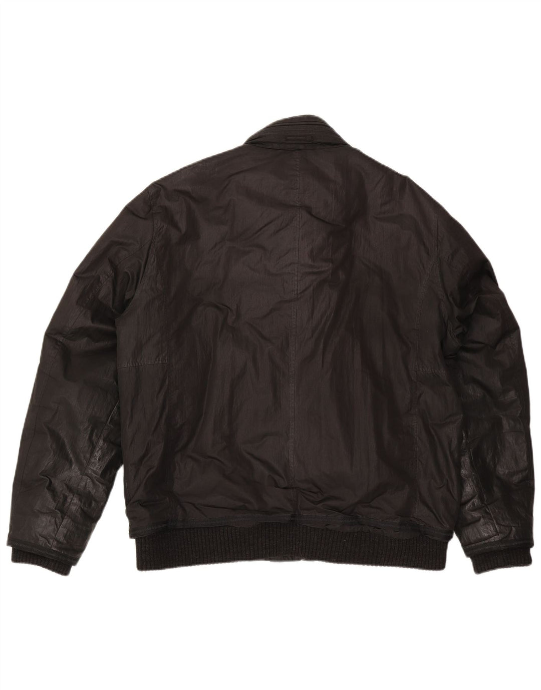 Milestone Herre Hooded Bomber Jacket UK 44 2XL Sort Polyester