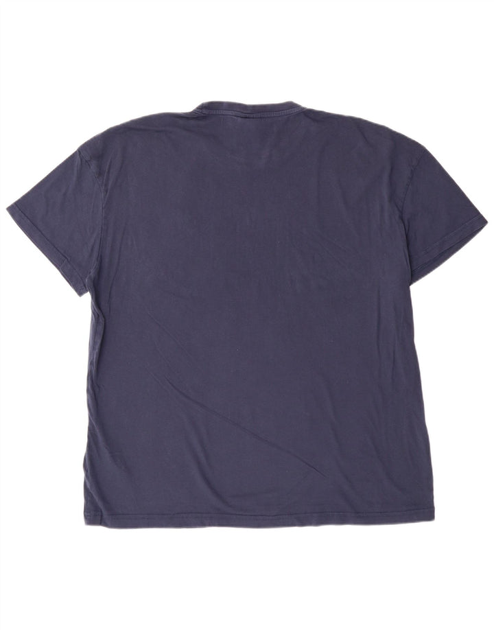 Kappa herre T-shirt top 2XL marineblå bomuld