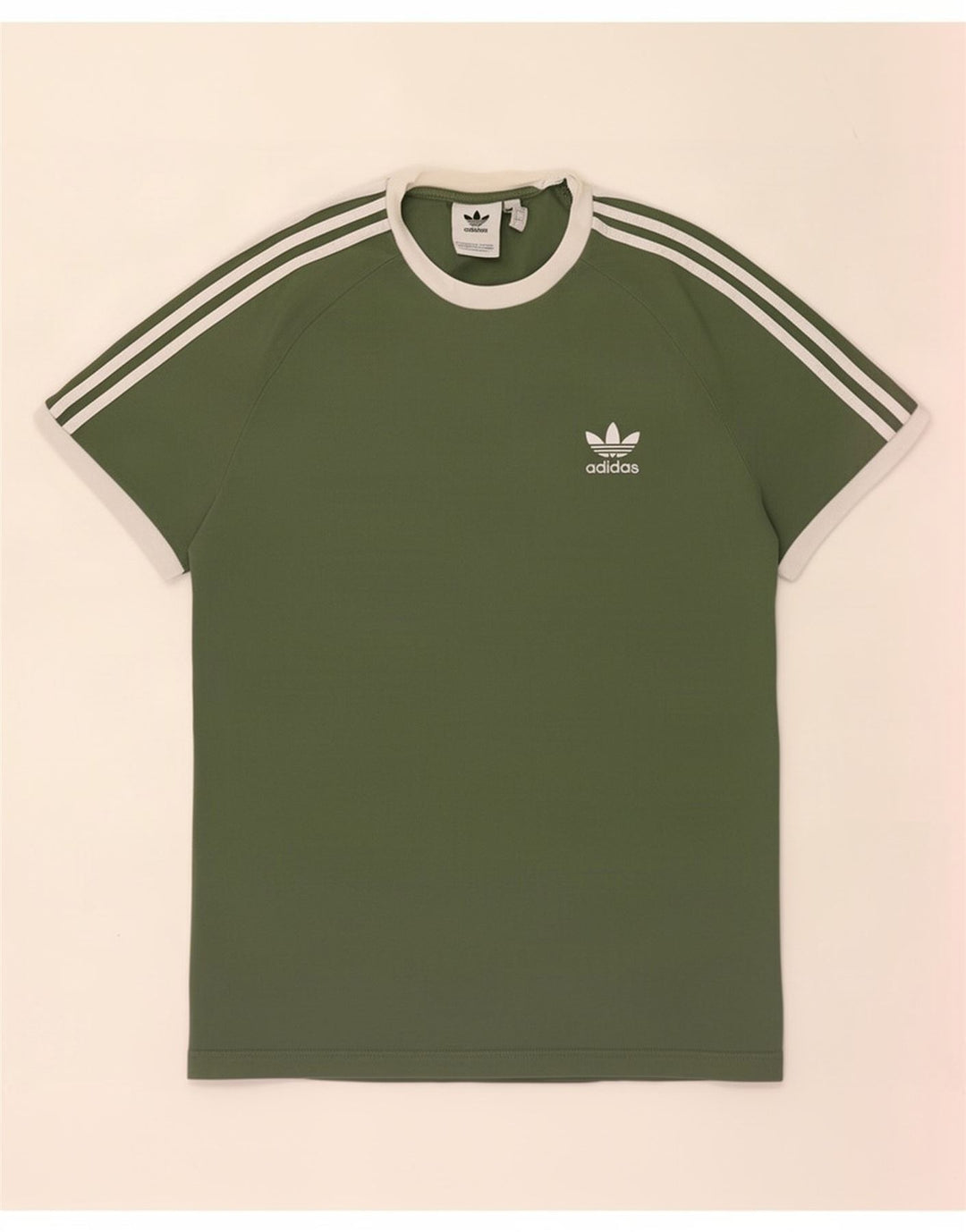 Adidas Herre T-Shirt Top Stor Grøn Bomuld