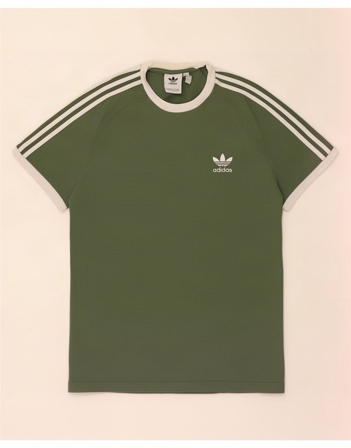 Adidas Herre T-Shirt Top Stor Grøn Bomuld