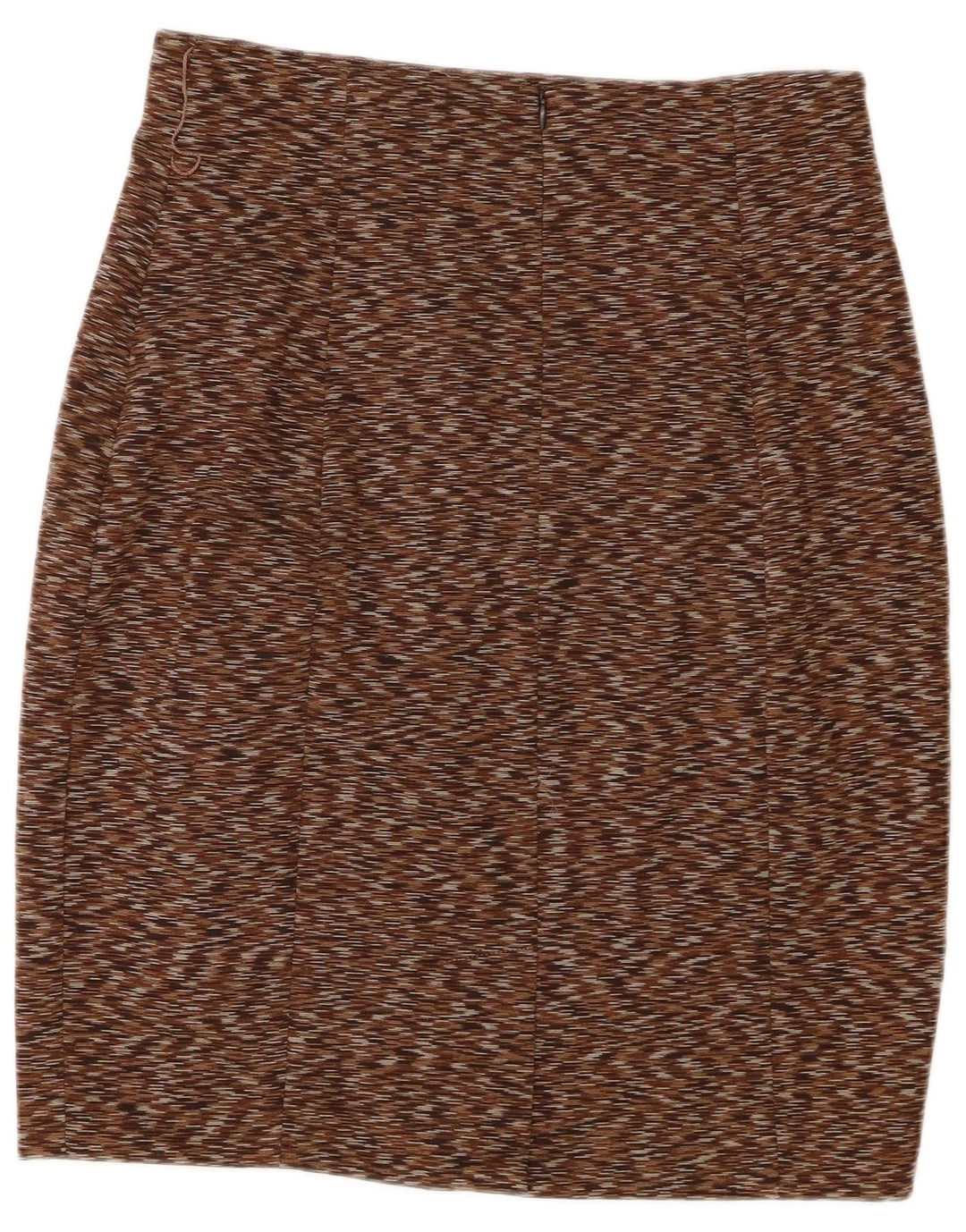 CALVIN KLEIN Dame Pencil Skirt Large W32 Brown Flecked Polyester