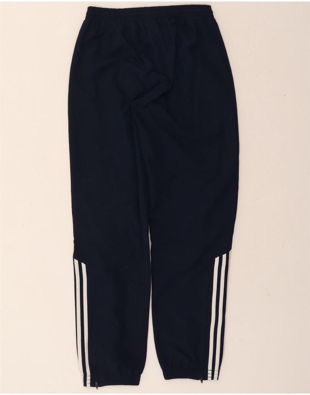 ADIDAS Mens Tracksuit Trousers Joggers Small  Navy Blue Polyester Vintage Adidas and Second-Hand Adidas from Messina Hembry 