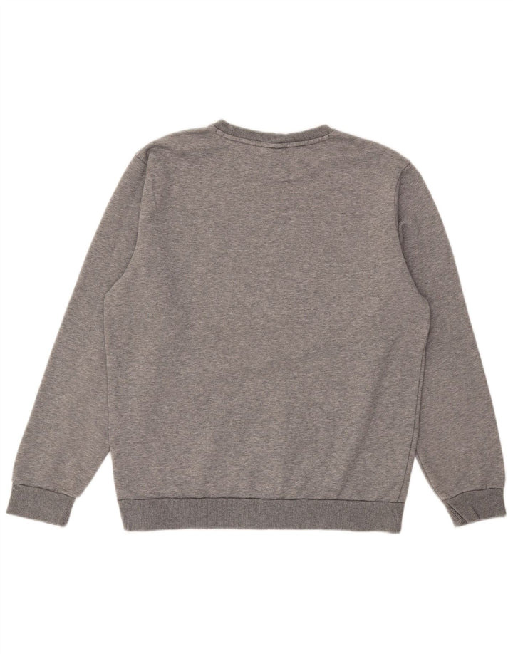Puma Herre grafisk sweatshirt Jumper Medium Grey Flecked Bomuld