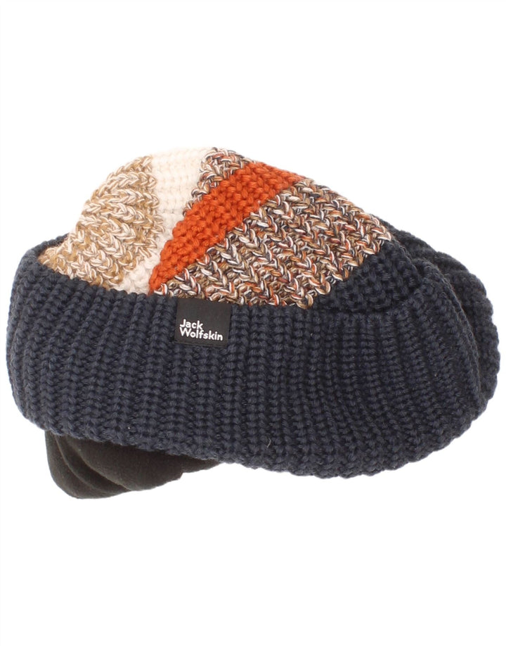 Jack Wolfskin Herre Strik Beanie Hat One Size Flerfarvet Stribet Akryl
