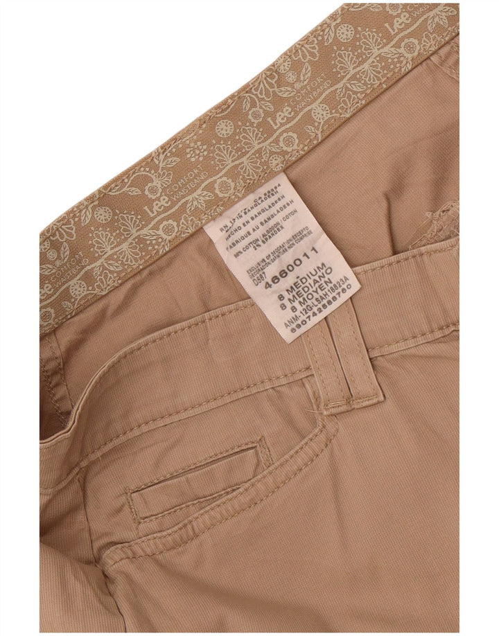 Lee Dame Lige Casual Bukser US 8 Medium W32 L31 Beige Bomuld