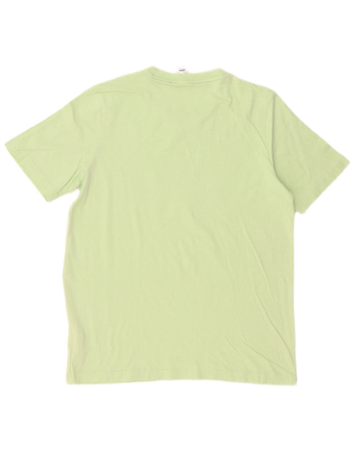 Adidas grafisk T-shirt top mellem grøn bomuld til mænd