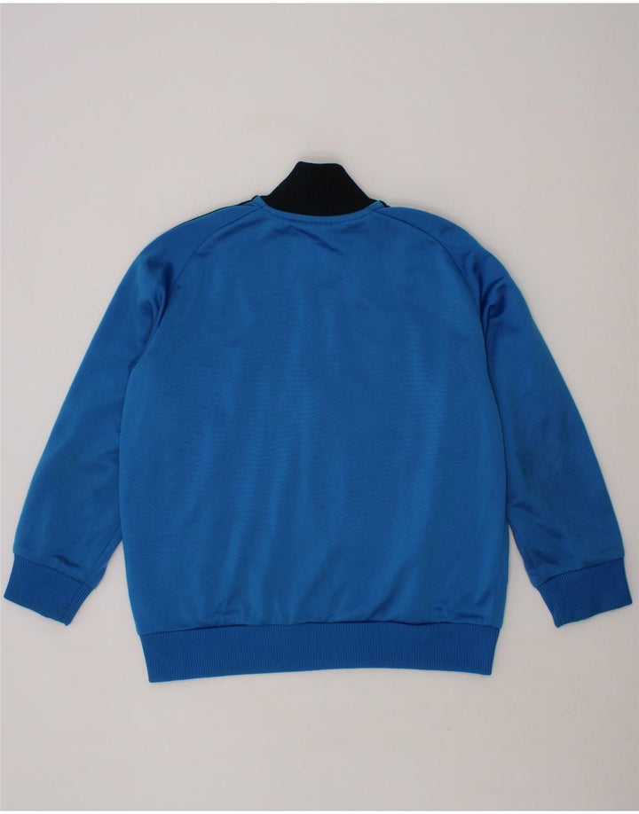 ADIDAS Boys Tracksuit Top Jacket 5-6 Years Blue Polyester Vintage Adidas and Second-Hand Adidas from Messina Hembry 