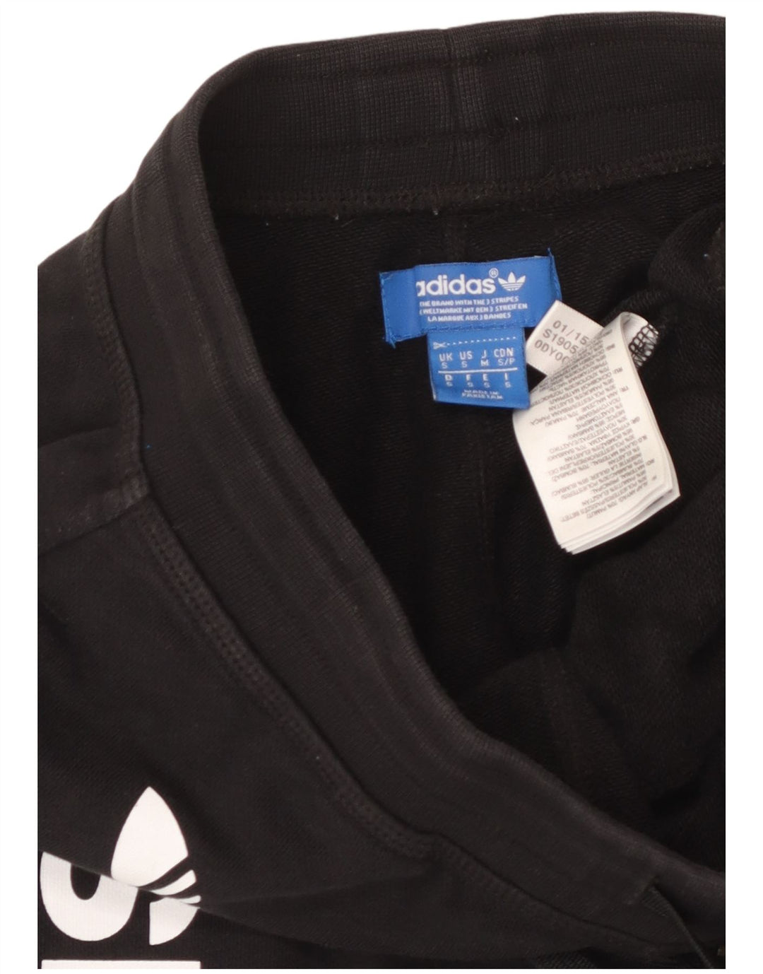 ADIDAS grafiske sportsshorts til mænd, små sorte bomuld