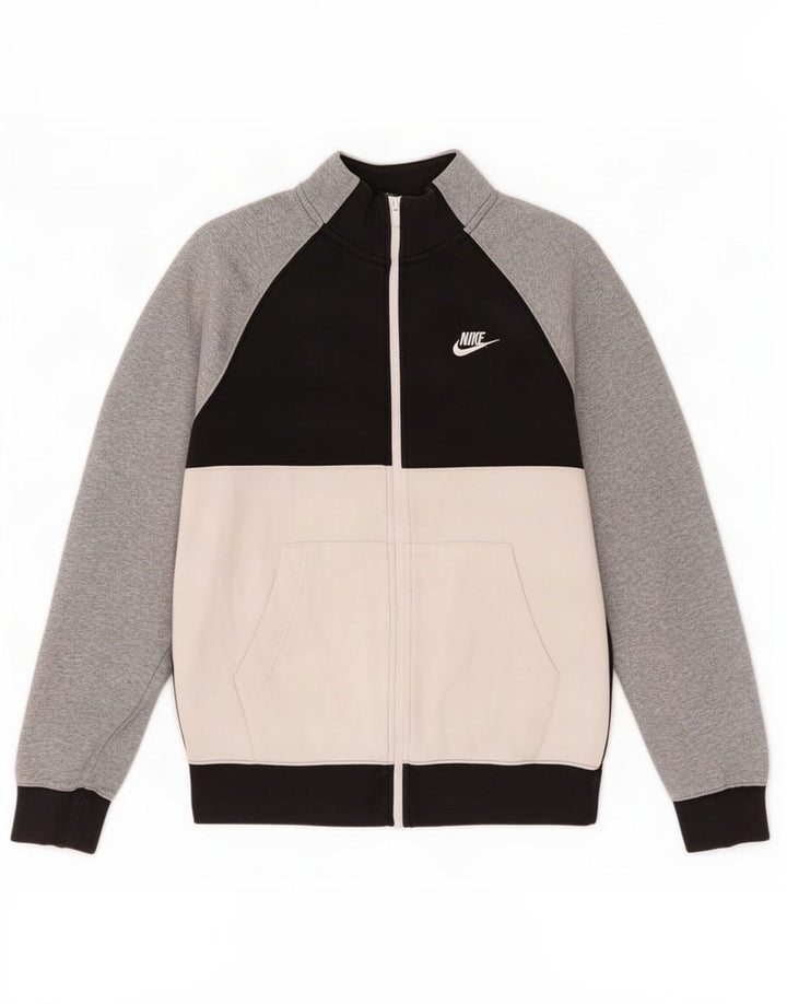 Nike træningsdragt til mænd, topjakke, lille sort Colourblock Bomuld