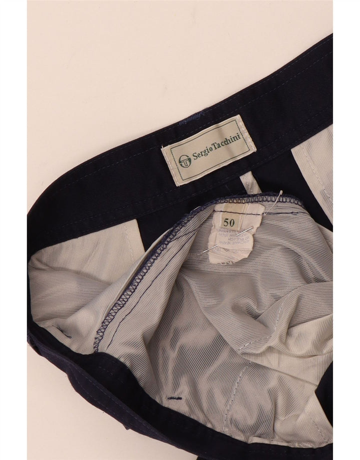 Sergio Tacchini Herre Pegged Chino Shorts IT 50 Large W32 Navy Blue