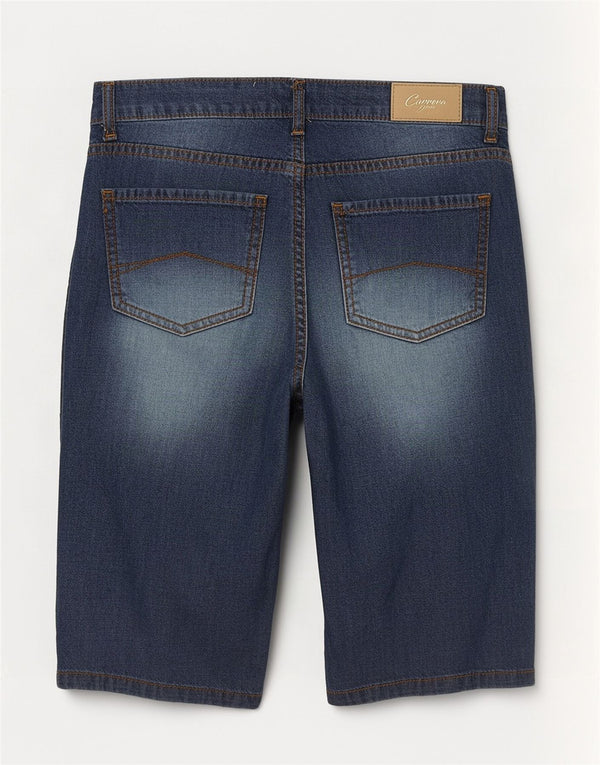 Carrera Womens Denim Shorts W27 Small Blue Cotton